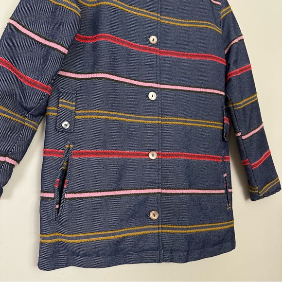 Anthropologie DOLAN Collection Piccadilly Striped Coat - Picture 6 of 11